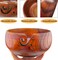 Wooden Yarn Bowl with Holes Knitting Bowl Yarn Storage(Classic)